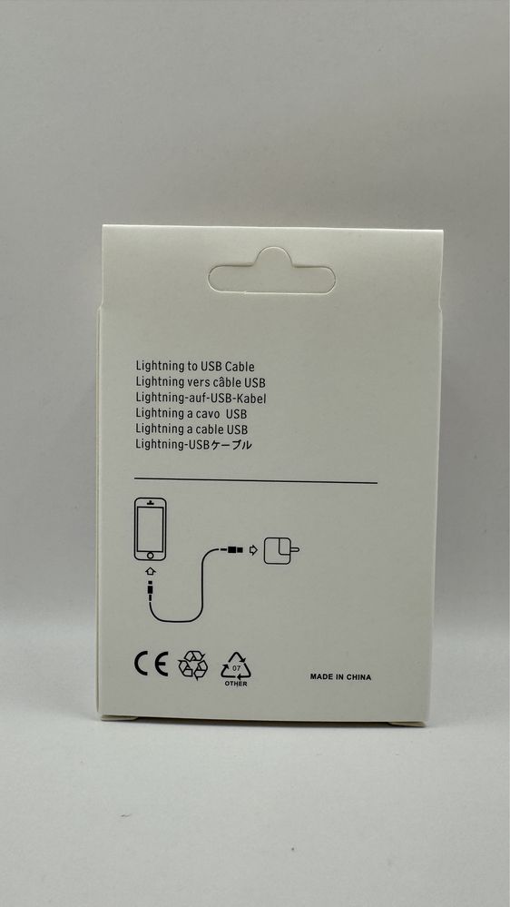 Zestaw Ladowarka Adapter 5W + Kabel Ligthning Usb -A 2 M