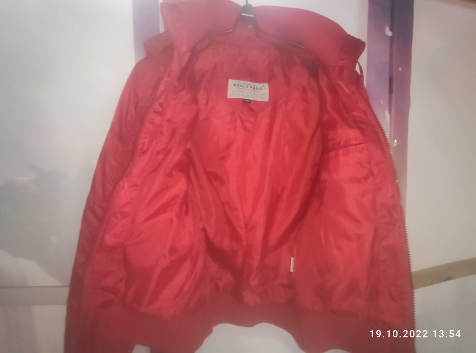 Модная куртка осенне-весенняя, теплая зима, синтепон разм 146+подарки