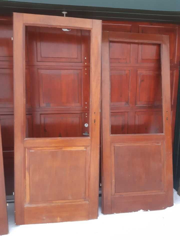 drzwi sosnowe drewniane 80 prawe
