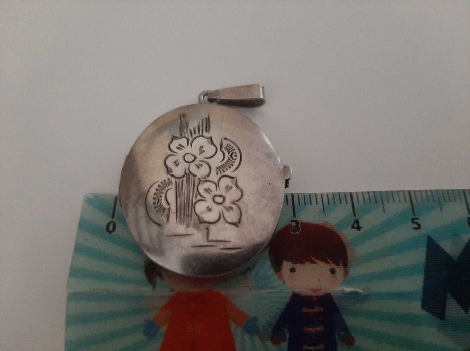 Cepelia stary srebrny sekretnik