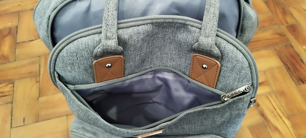 Vendo mala de bebé cinza