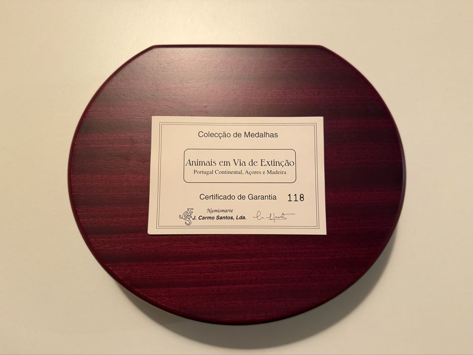 Coleção de Medalhas em prata fina (999,9) limitadas