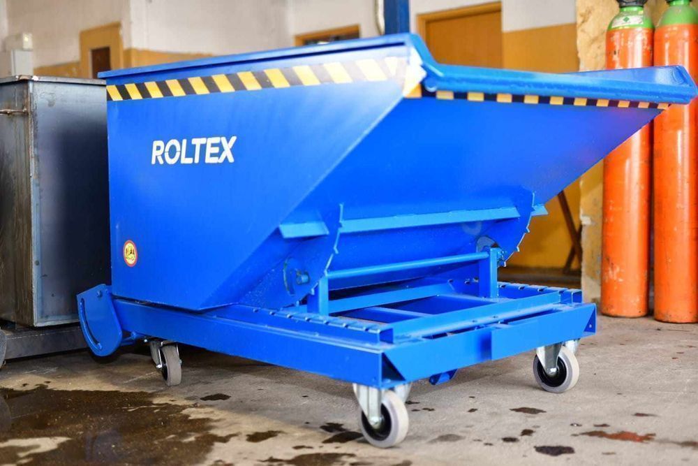 Koleba / Pojemnik metalowy / Kontener samowyładowczy / Kontener 900L
