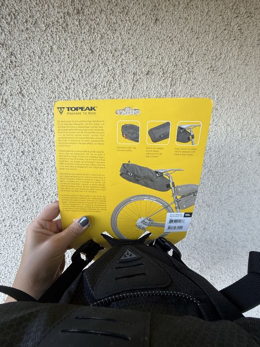 Saco para selim - NOVO - Topeak backlouder 10l