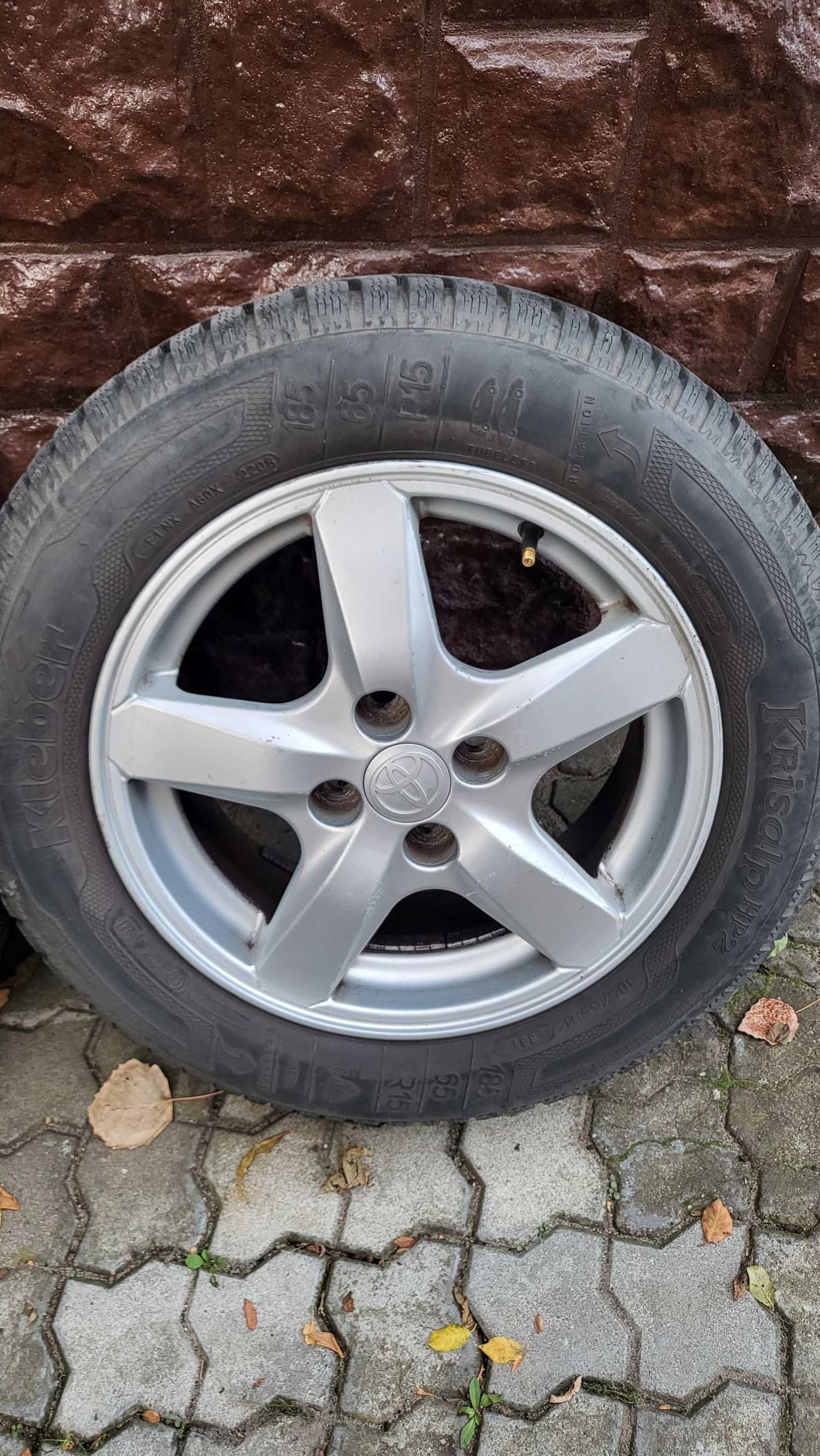 Alufelgi 15" 4x100 Toyota Corolla