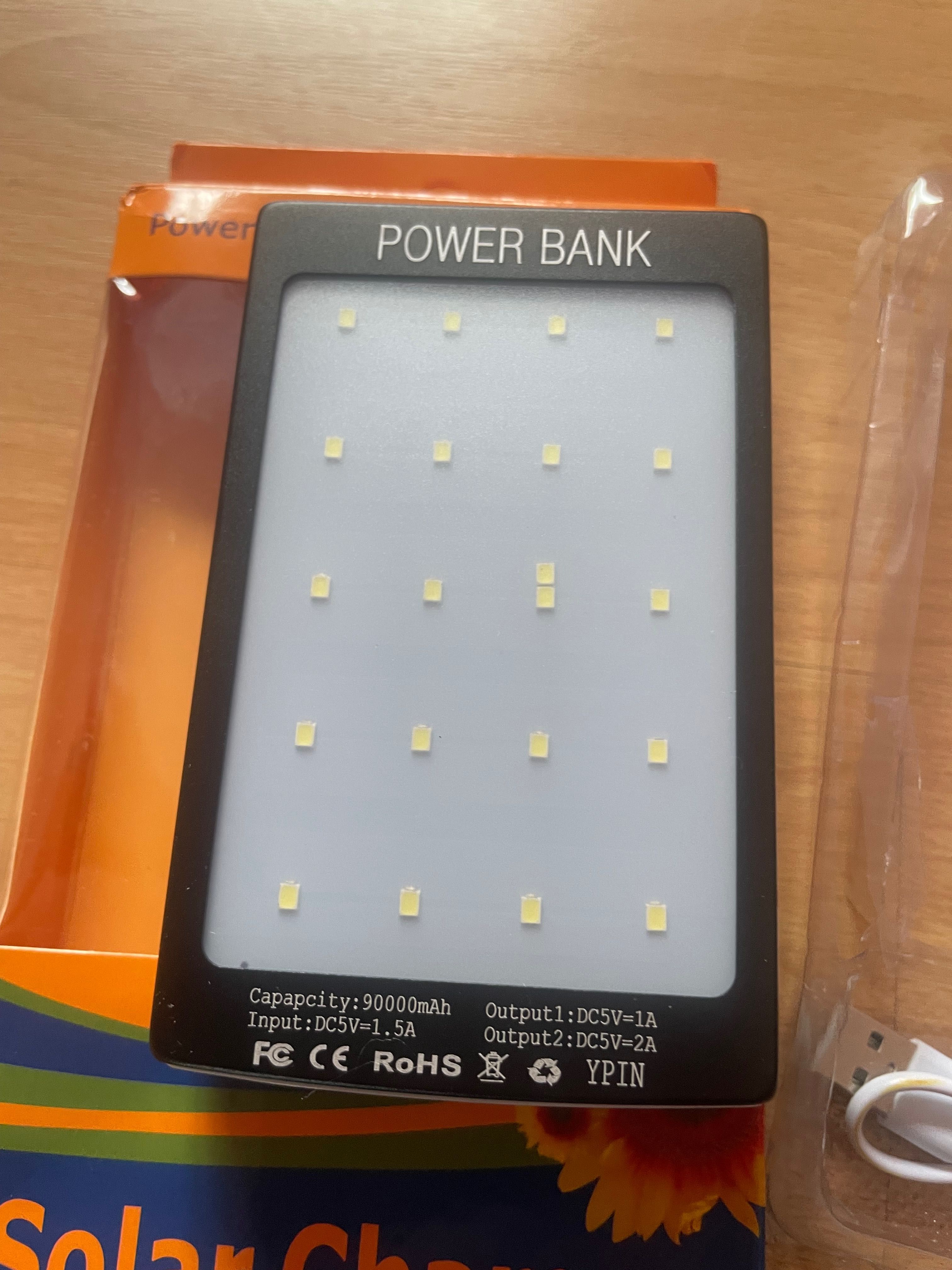 Power Bank Solar 90000 mAh