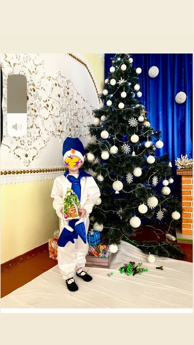 Костюм сніговика на 4-6 роки