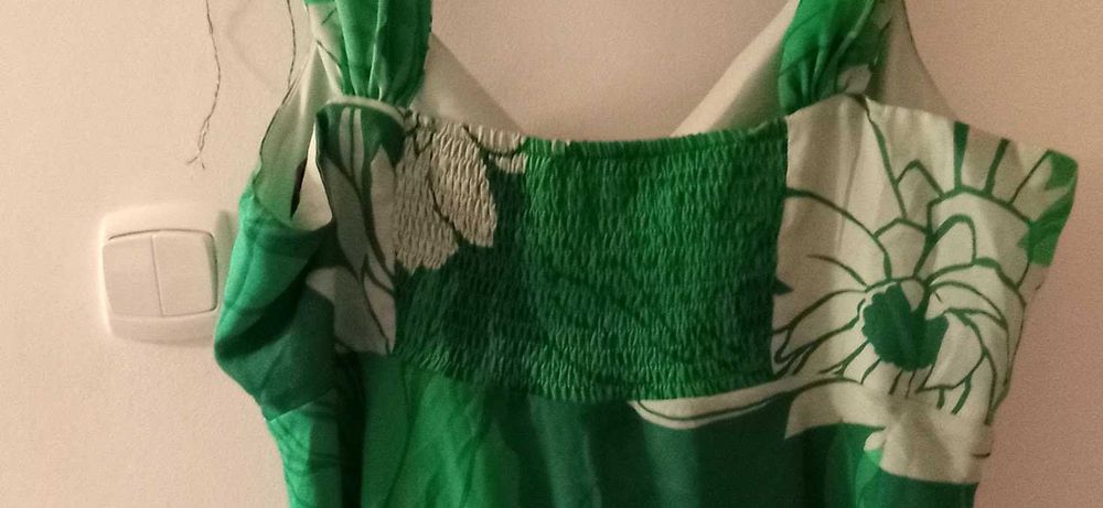 Bluzka , tunika letnia zielono biała Changes by Together r.16