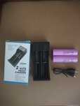 Carregador duplo + 2 Baterias Samsung 18650

Em excelente estado d