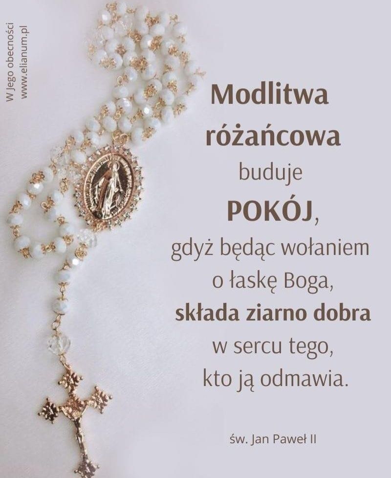 Różaniec WM "10 Wojownika" z ok megaljonem.Paciorki stal chrurgiczna