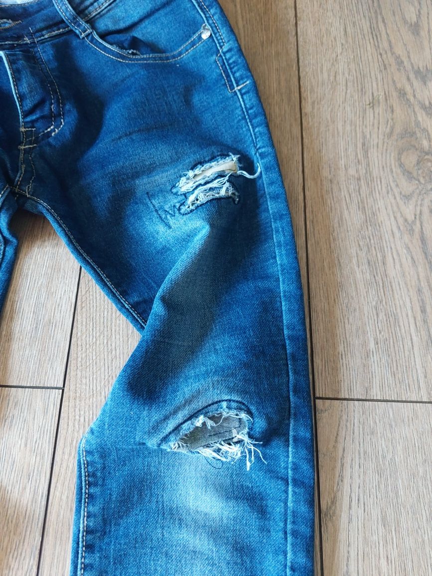 Spodnie jeansowe chłopięce 134-140