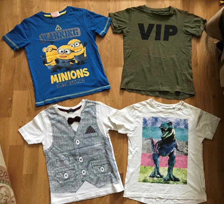 Футболка, шорты, реглан 3-4, 5-6л  Некст, НМ, Микки, динозавр, миньон