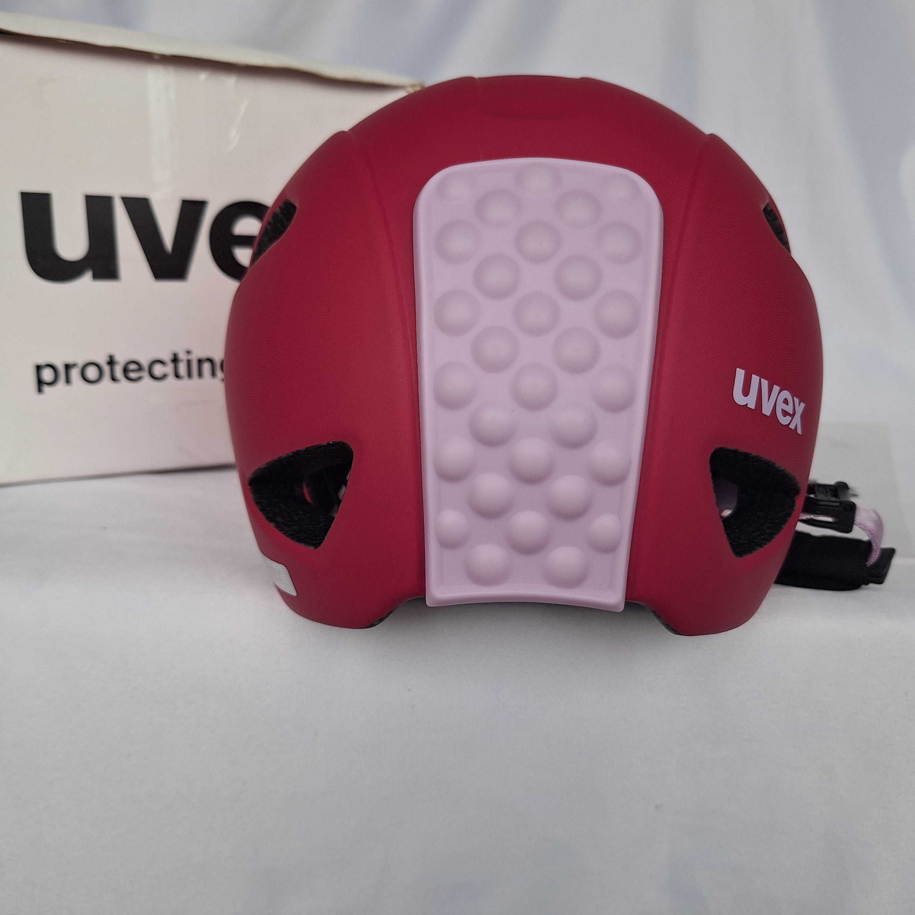 Kask rowerowy dziecięcy Uvex Oyo Berry Purple Mat S 50-54cm