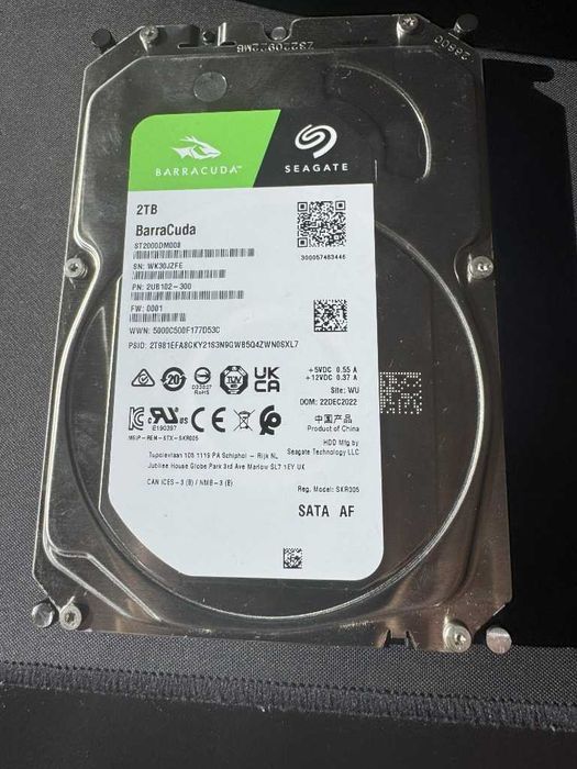 Dysk Seagate Barracuda 2TB (ST2000DM008)