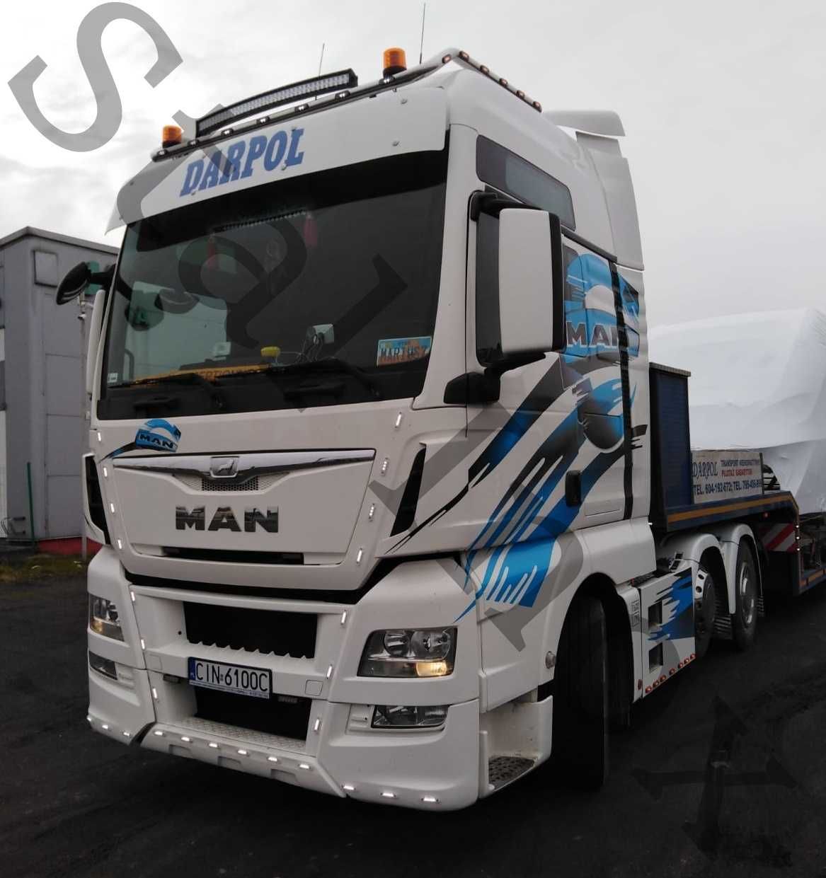 ORUROWANIE Górne MAN Tgx / Tga / Tgs / Tgm oświetlenie