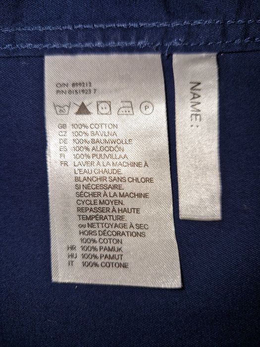 Koszula chłopięca ciemnoniebieska H&M (około 146 cm)