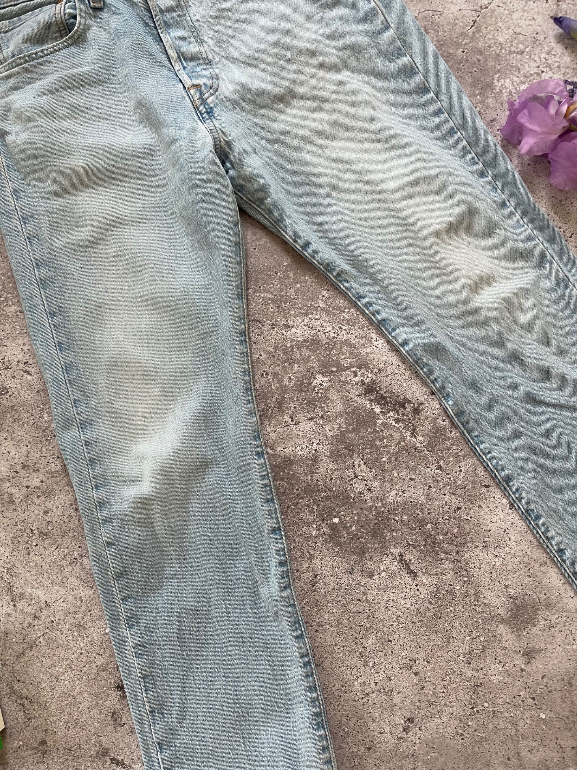 Жіночі блакитні прямі джинси levi’s W31L30