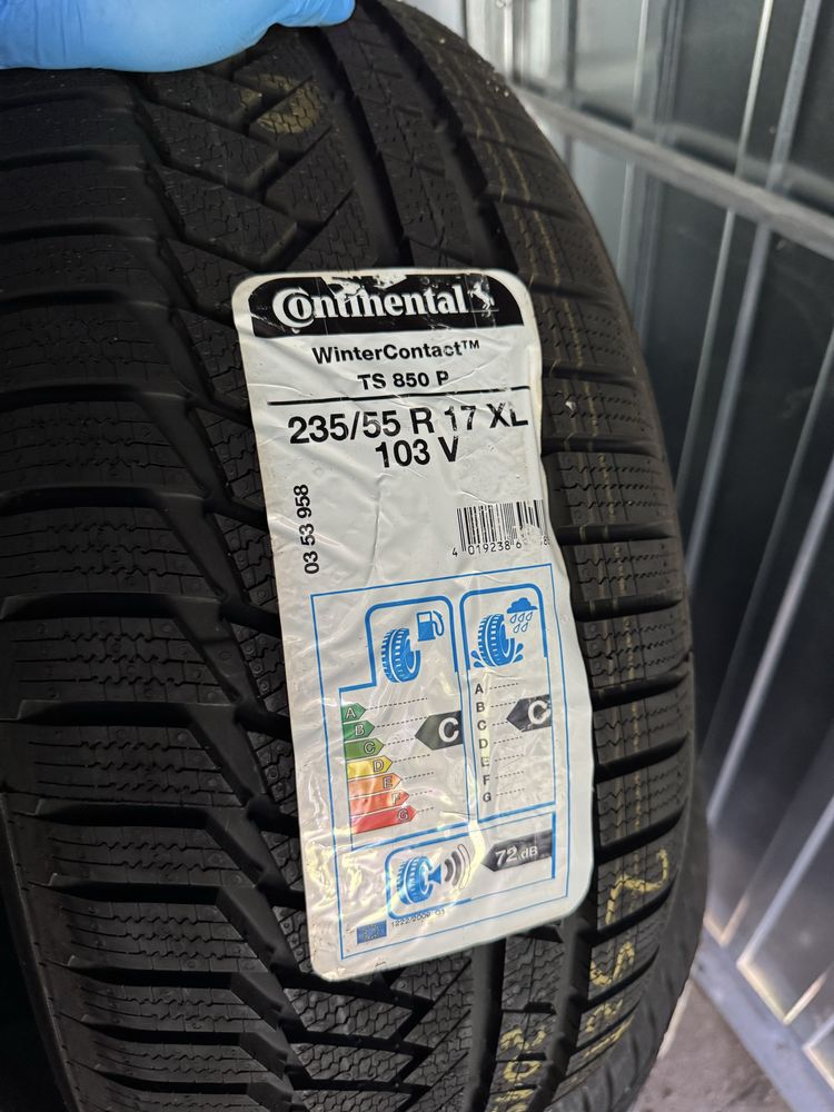 2 sztuki opon zimowych 235/55/17 CONTINENTAL Nowe F-Vat