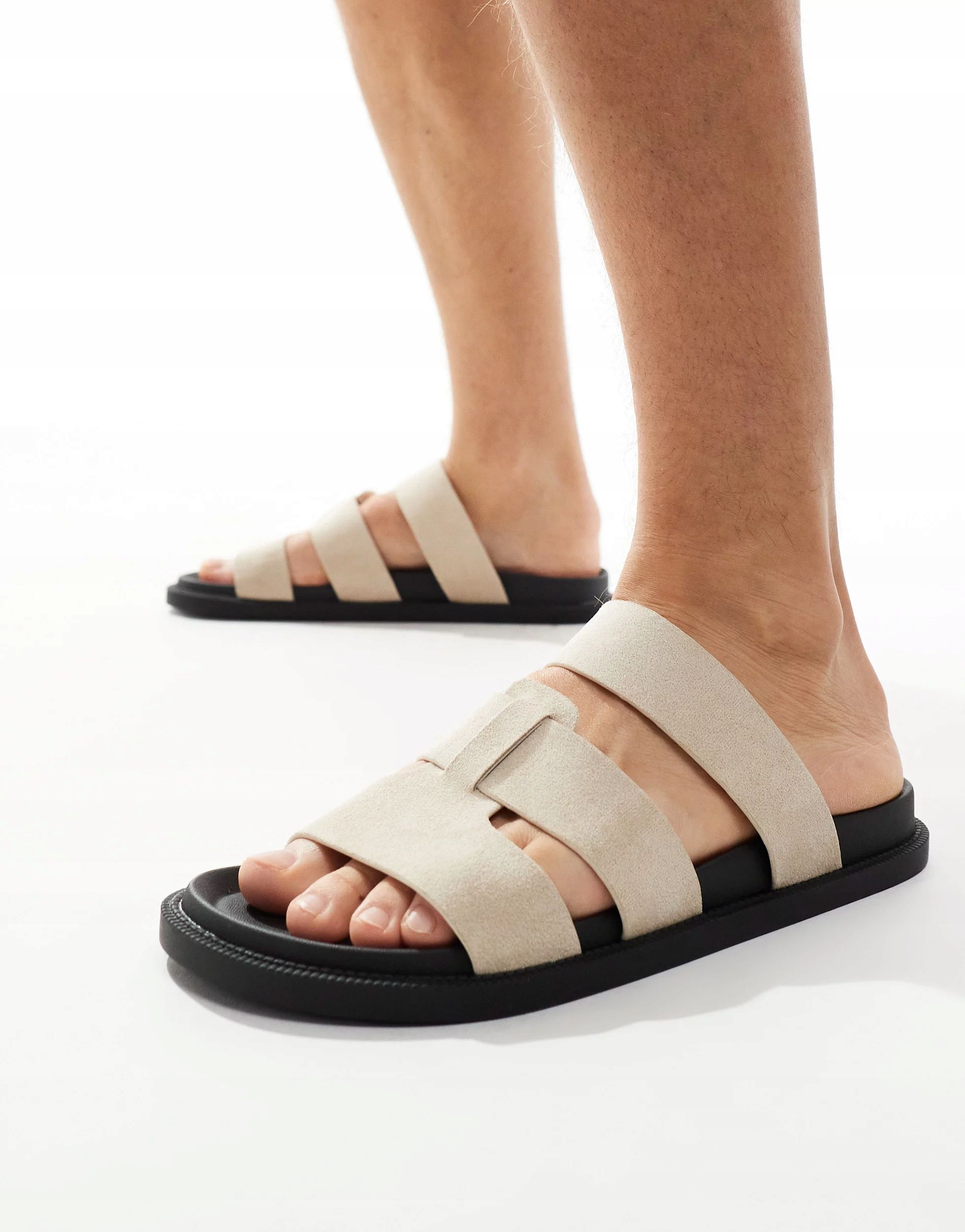 Asos Design 42 Klapki Kremowe Klasyczne R11116
