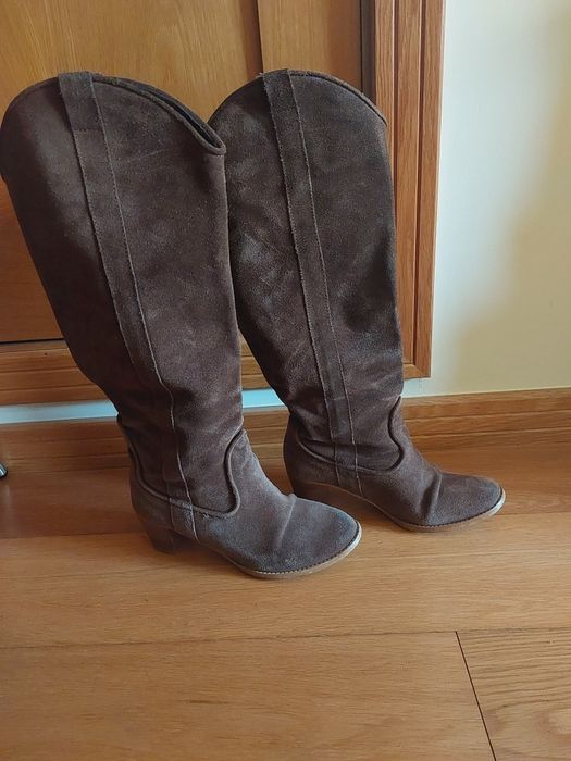 Botas castanhas Zara