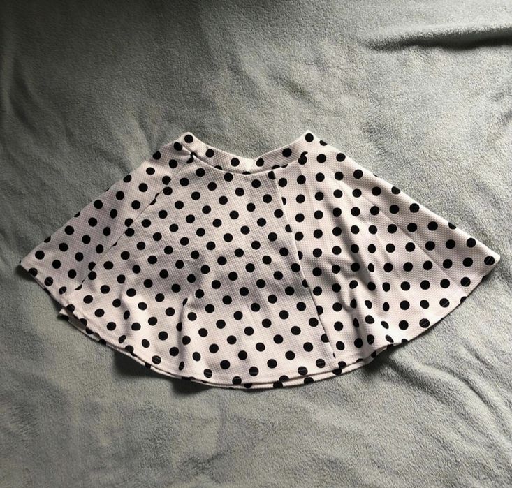 Spódnica rozkloszowana River Island w kropki marilyn Monroe vintage