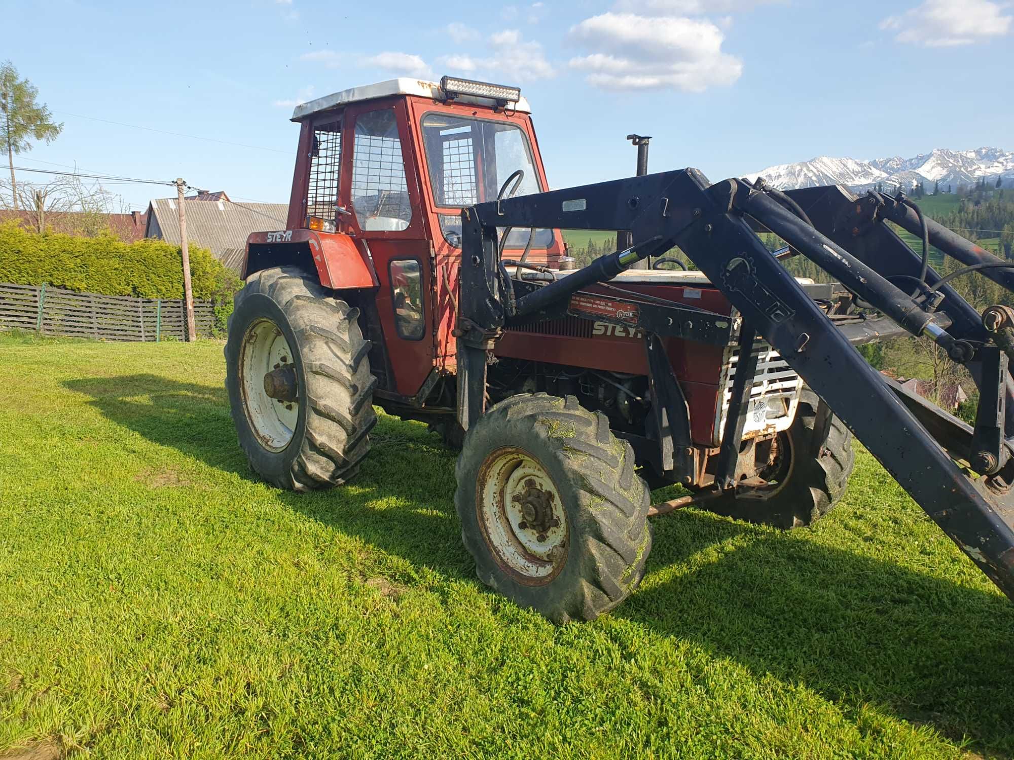 Steyr 650a allrad 4x4 plus serie TUR ciagnik górski leśny 4 cylindry