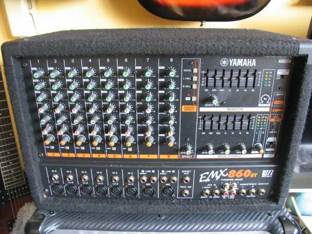 Powermikser Yamaha EMX860 ST, 600W, 3 końcówki mocy każda po 200Wat