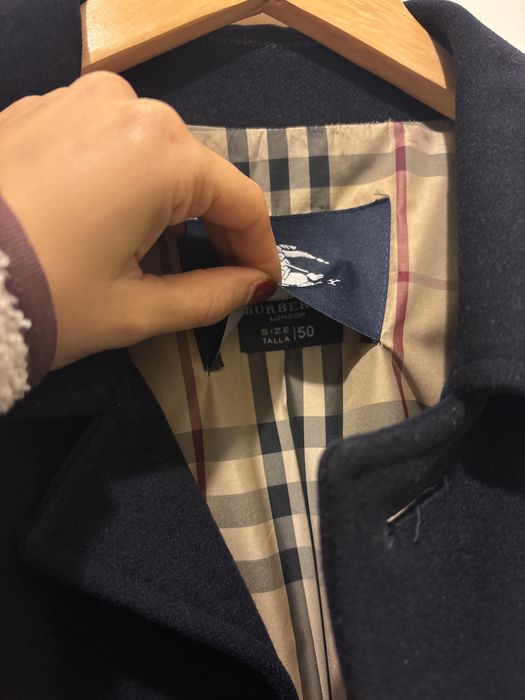 Sobretudo de Lã Burberry Homem