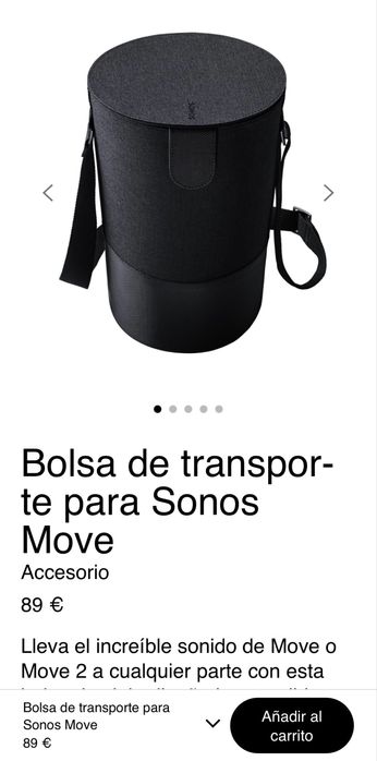 Bolsa transporte Sonos Move