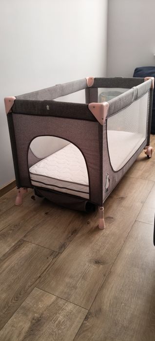 Łóżeczko turystyczne Kinder Kraft + materac 120x60 odeo +