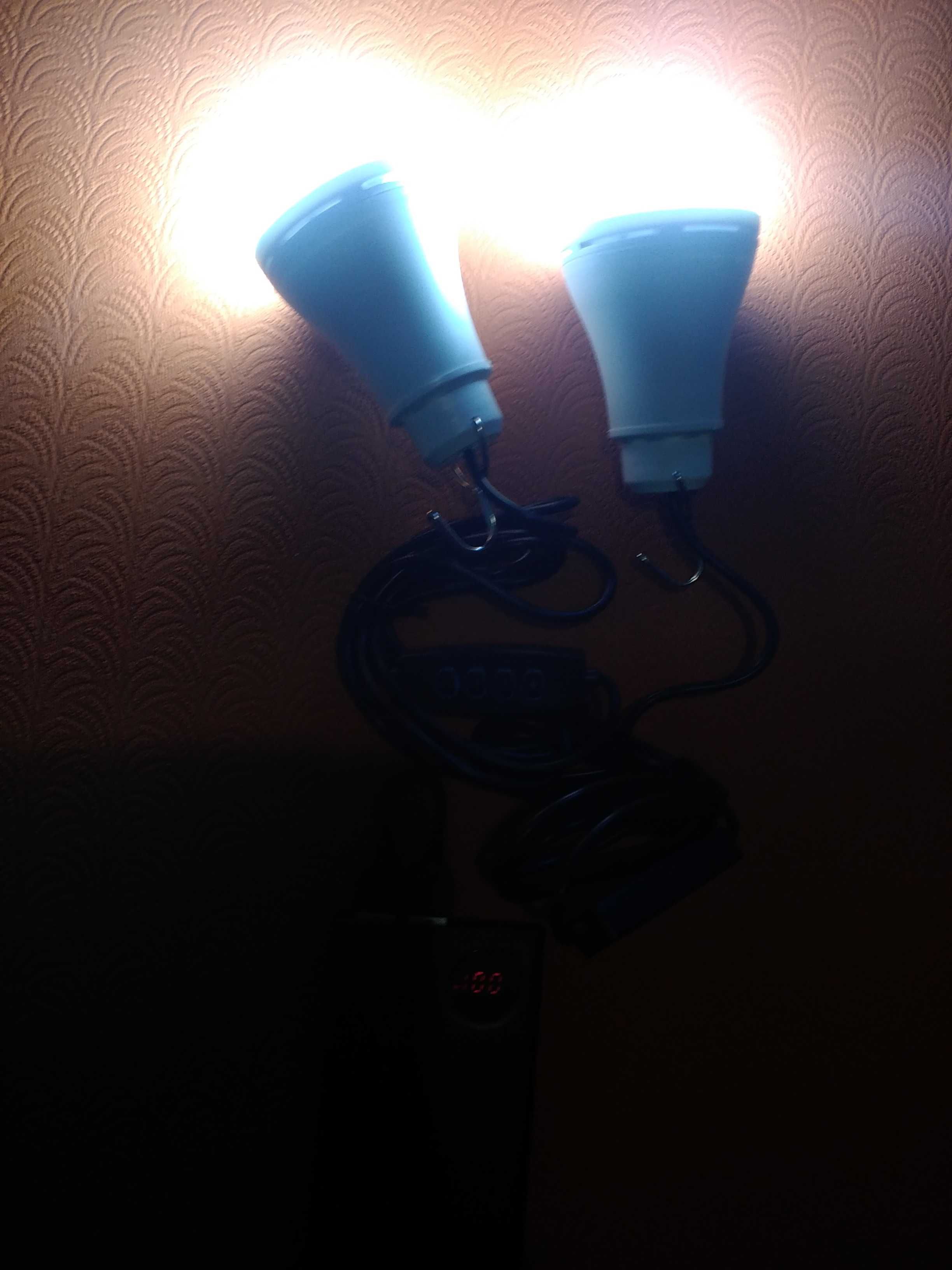 Аварийный  светильник, 3 цвета, регулируемая яркость 5 V