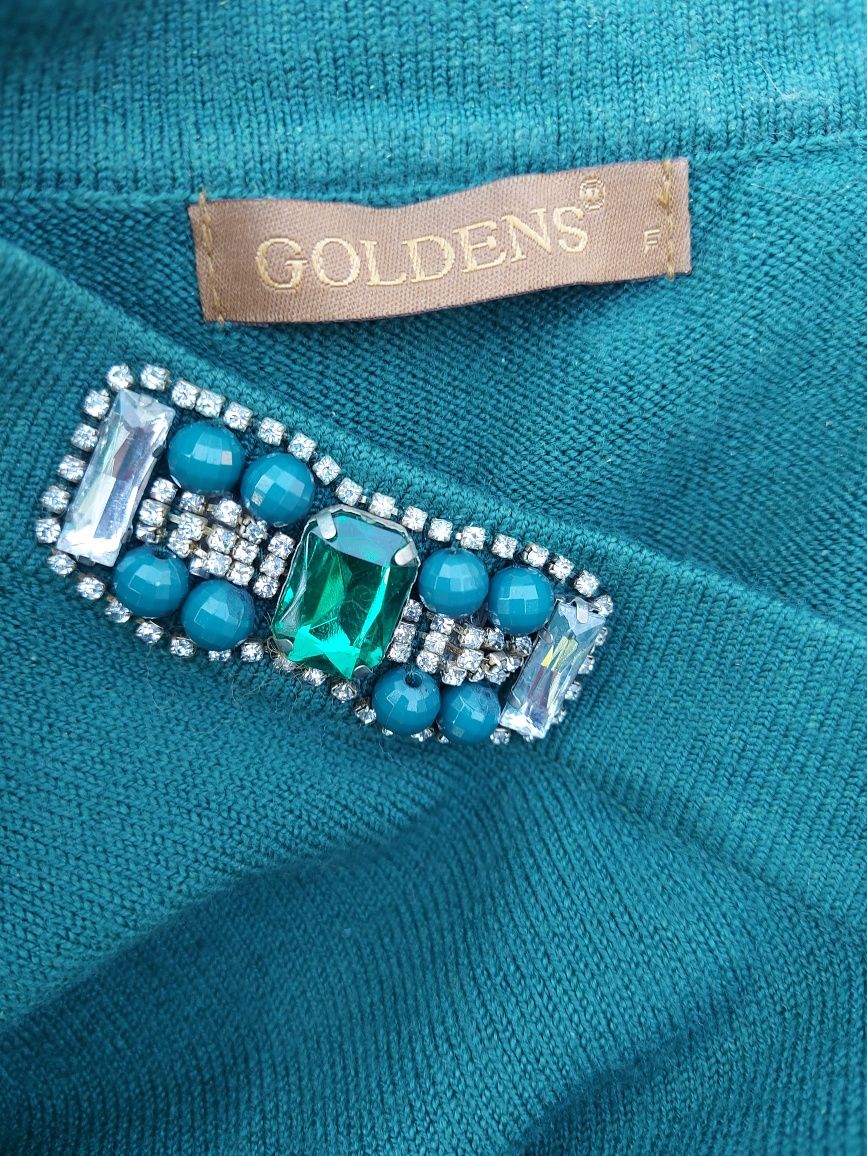 Sweter damski rozmiar 2XL firma GOLDENS 45%CASHMERE