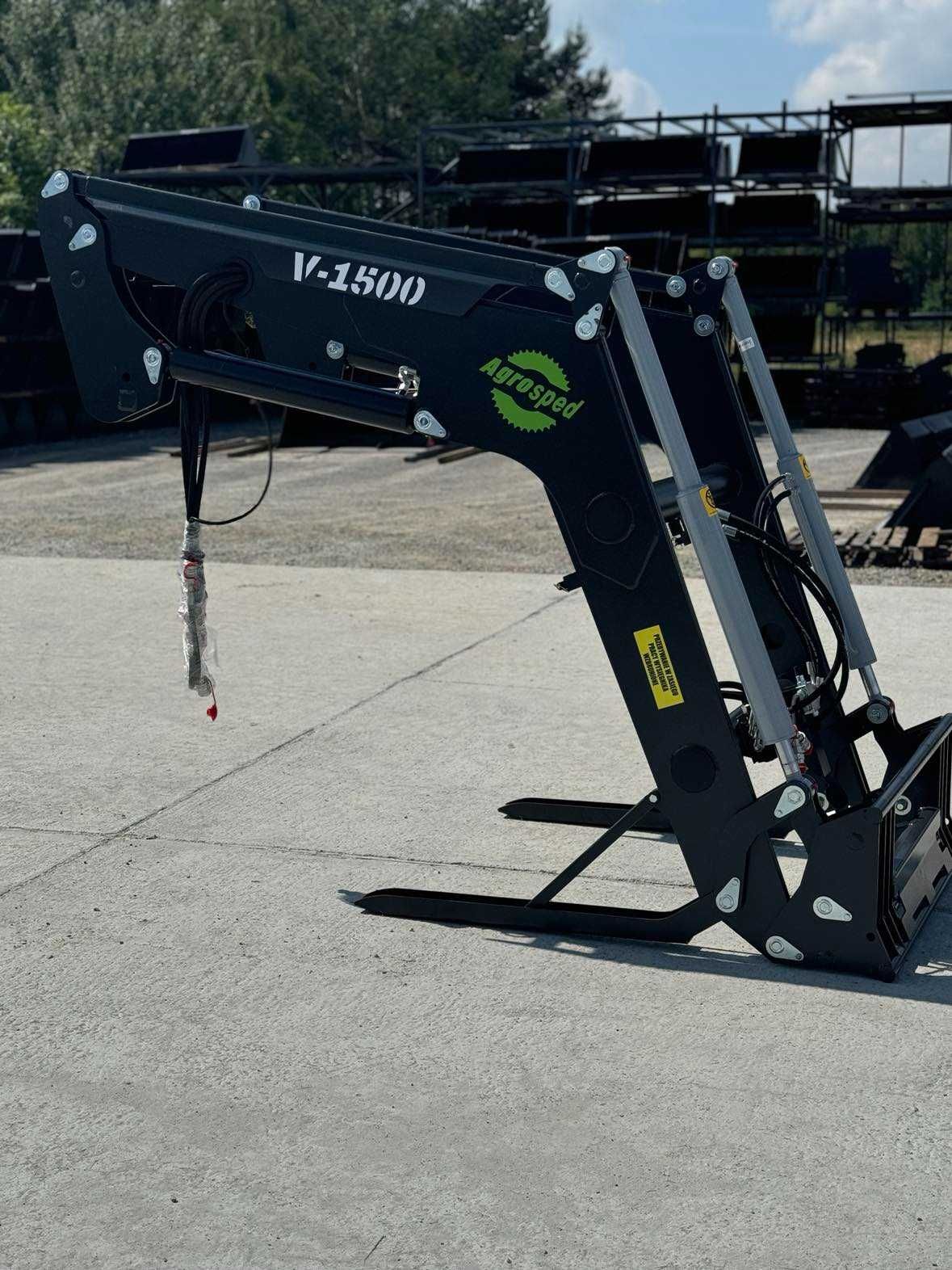 Ładowacz czołowy Agrosped model V 1500 Ursus Zetor MTZ montaż dostawa