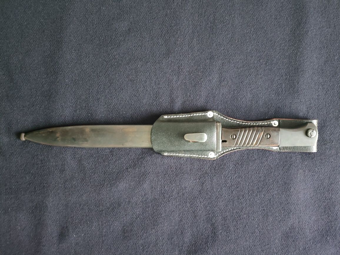 Bagnet niemiecki do mauzera 1944 rzadki bo okupacyjny francuskiej MAC
