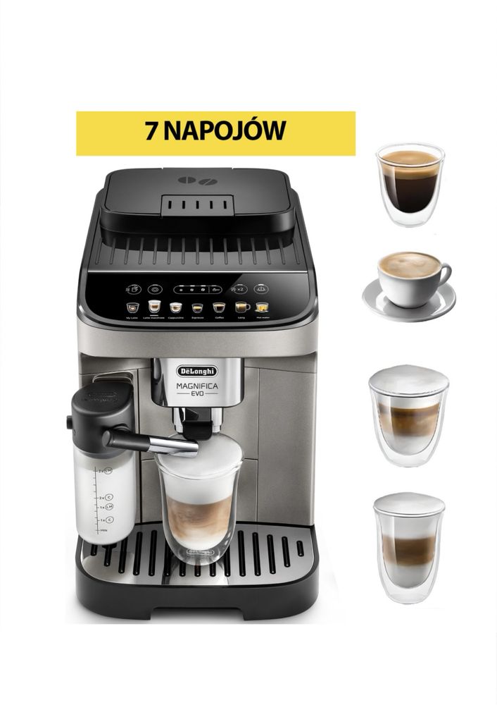 NOWY ekspres do kawy DELONGHI Magnifica Evo ECAM290.81.TB