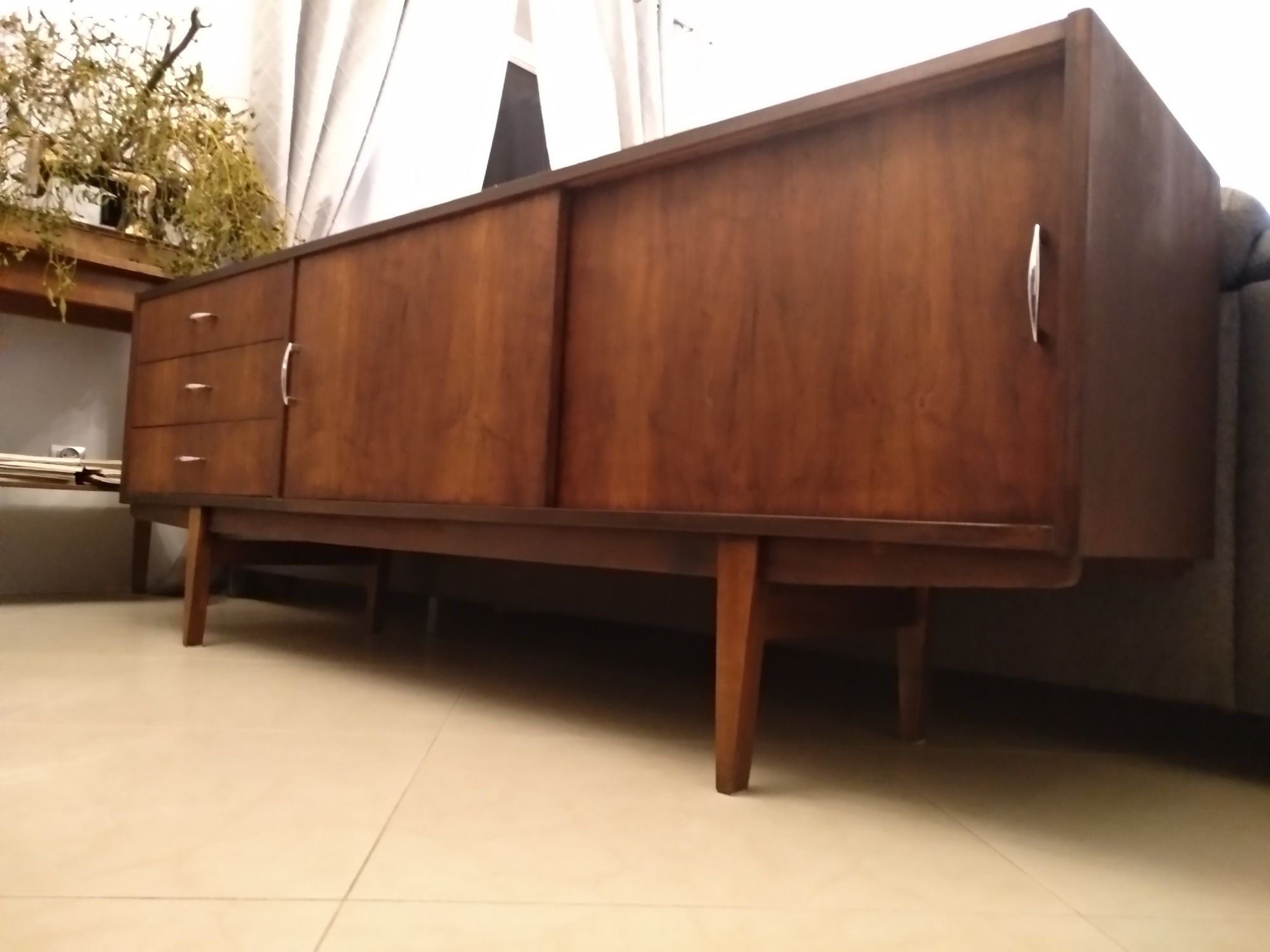 Komoda RTV sideboard PRL jamnik szafka TV Almi Decor mat