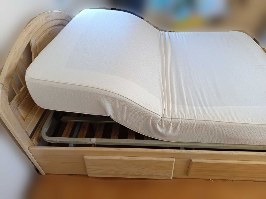 Colchao Articulado Master-Relax + Estrado + Cama com arrumação
