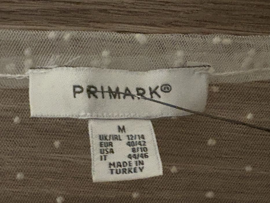 Prześwitująca biała bluzka Primark M/38