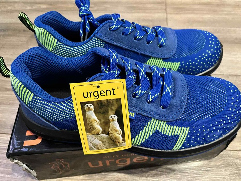 Buty robocze S1 Urgent roz. 42, półbuty BHP z metalowym podnoskiem
