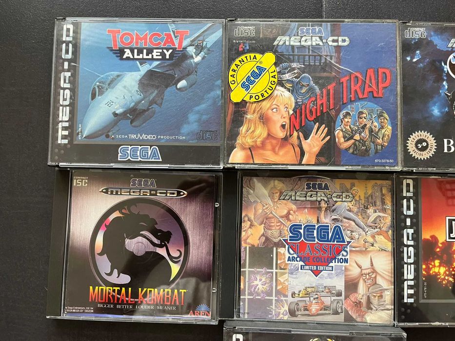 Jogos SEGA CD | Completos e Raros