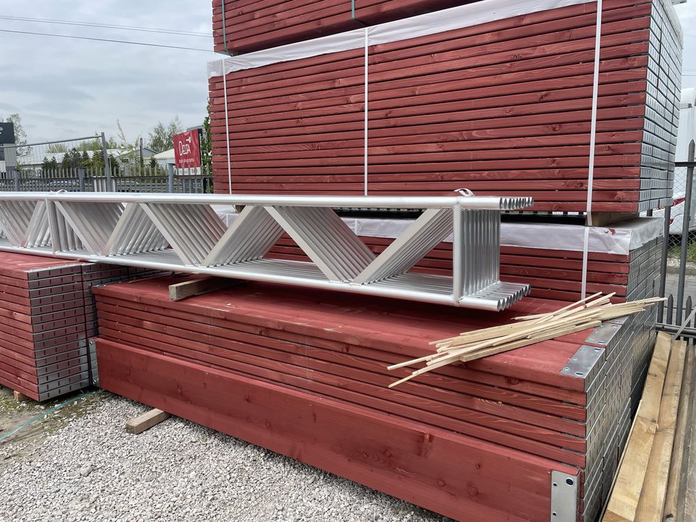 Nowe Rusztowanie elewacyjne 100m2 System Plettac, Bauman, Moduł Lublin