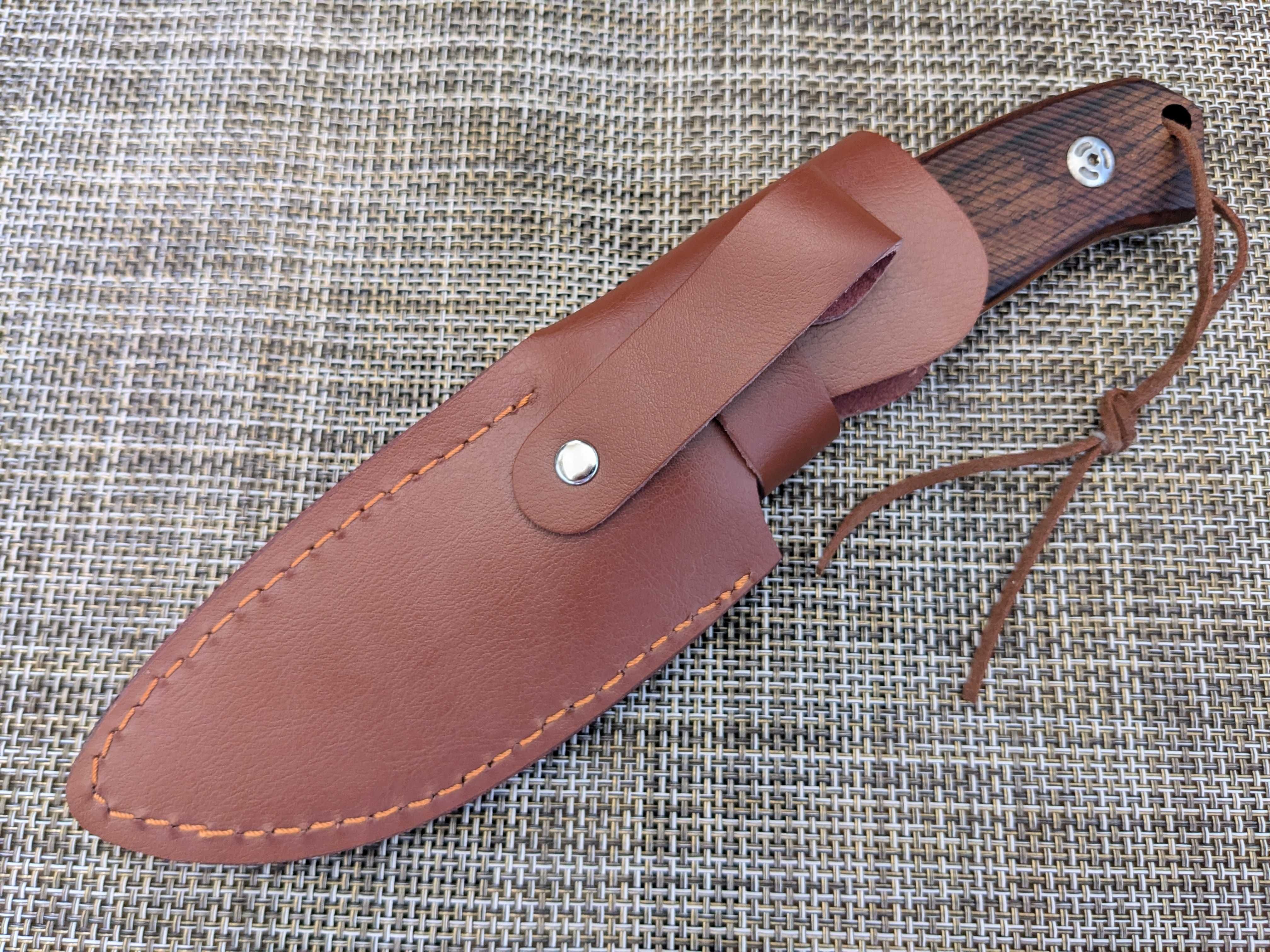 Нож Lionsteel, сталь D2, нож охотничий, ніж фултанг преміум класа