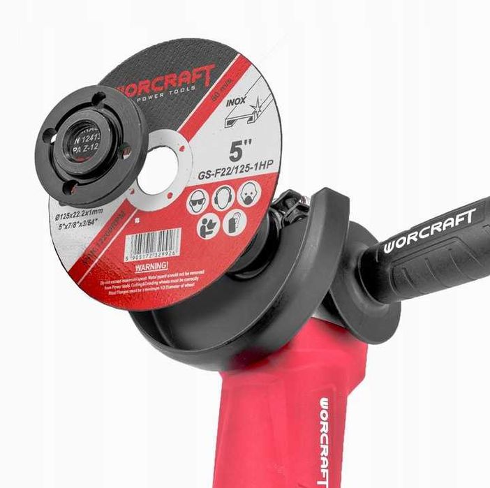 Nowa Szlifierka kątowa Kątówka Mocna Worcraft 1200 W 230 V