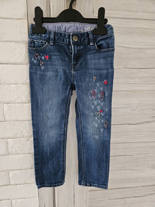 Spodnie dziewczęce dżinsy r. 98