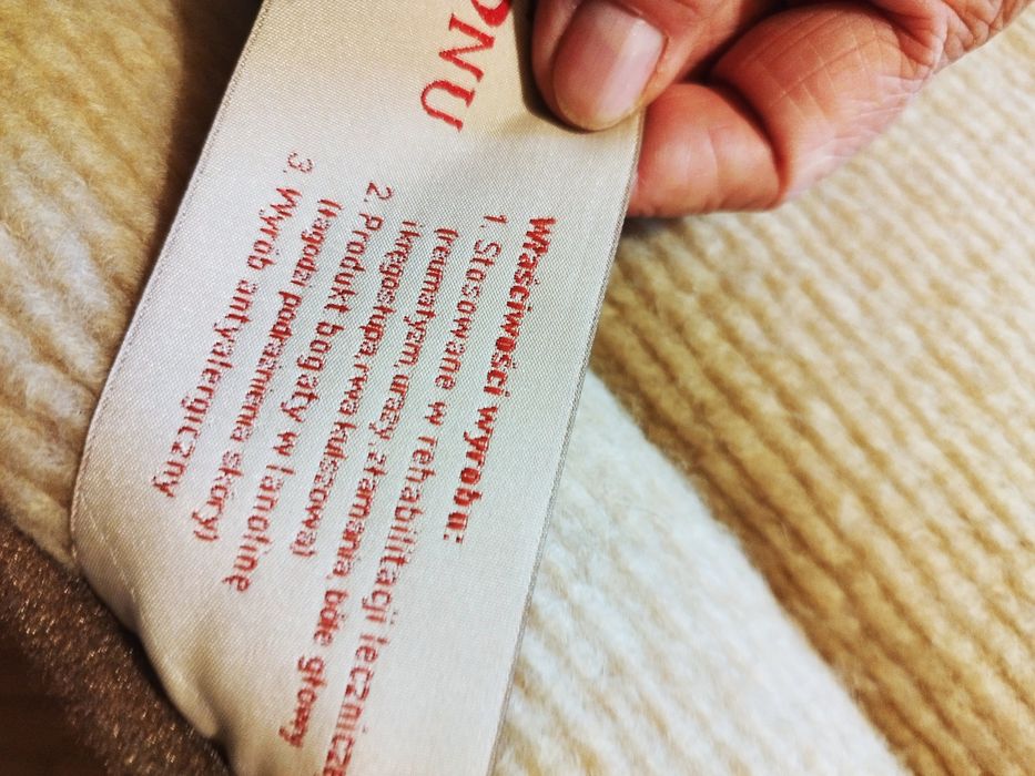 Materac nawierzchniowy -150/200 czysta wełna wielbłądzia