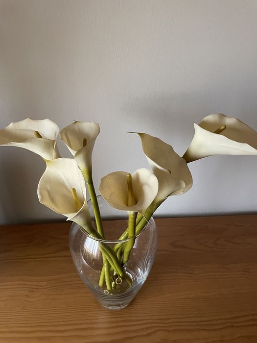 Jarra de vidro transparente