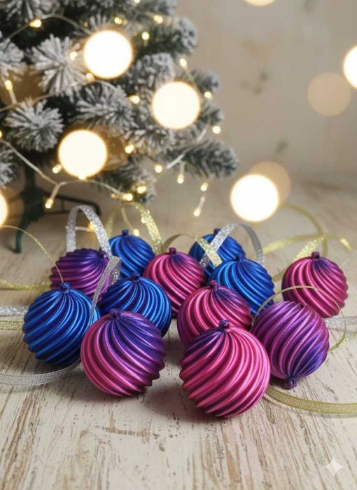 Ялинкова Кулька-Іграшка Спіральна (3D Друк)