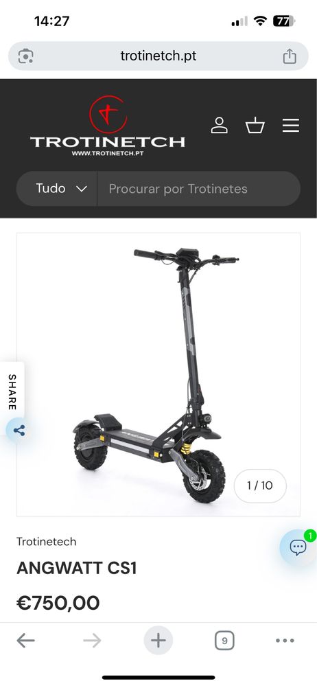 Trotinete Angwatt CS1