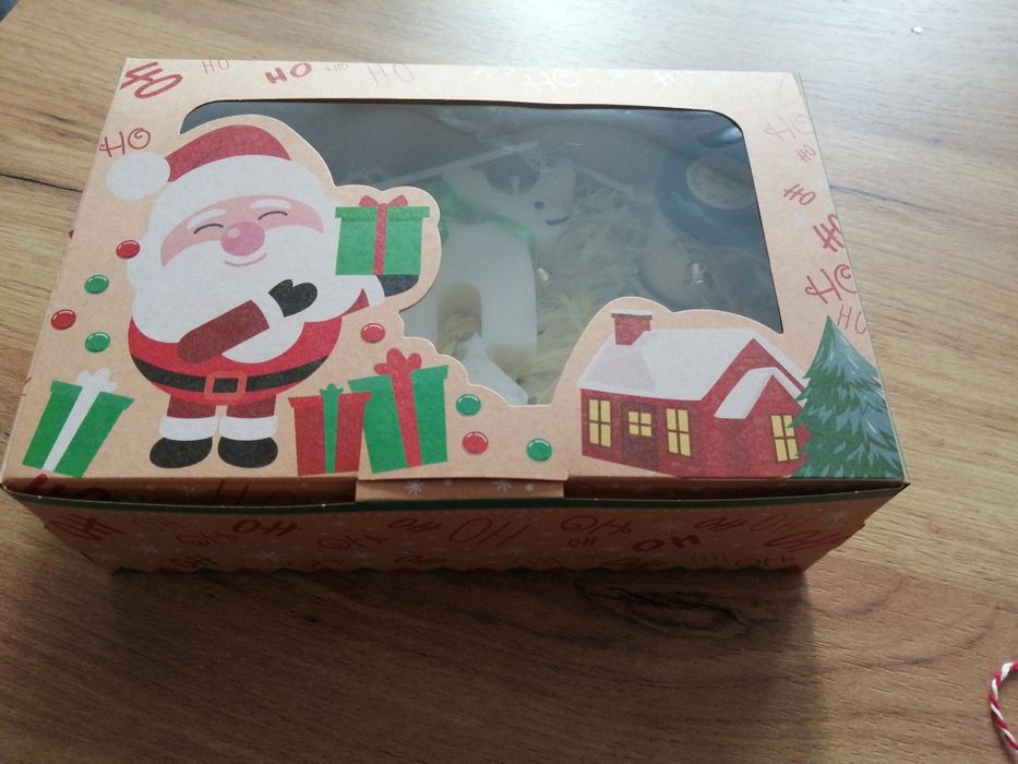 Świeczki sojowe, box prezentowy na święta.