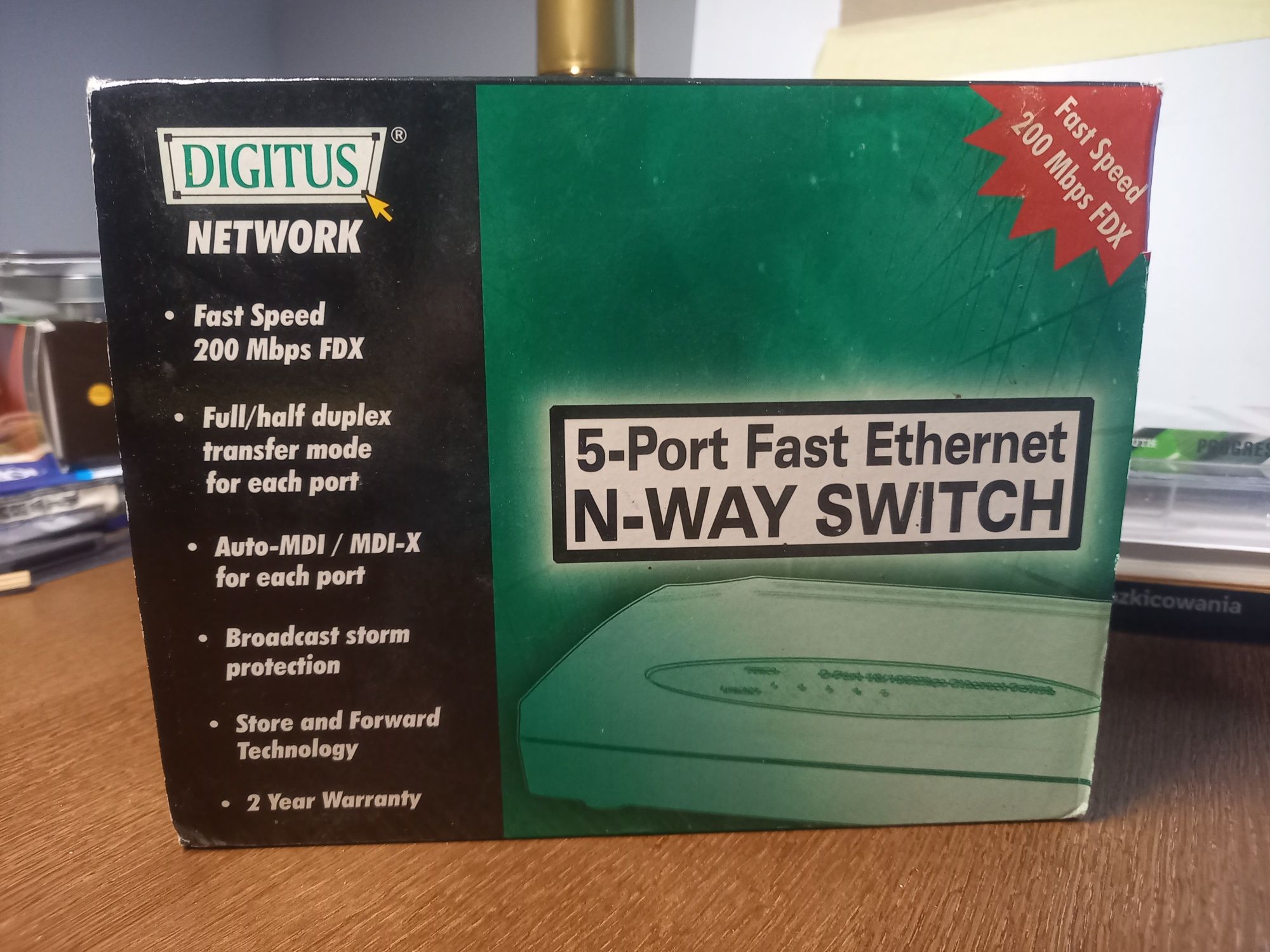 Switch Fast Ethernet Digitus A-DN-5001